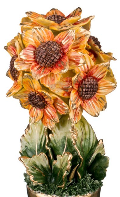 Декоративное изделие "подсолнухи" 13*13 см.высота=30 см ORGIA (335-234) Декоративное изделие "подсолнухи" 13*13 см.высота=30 см ORGIA (335-234)