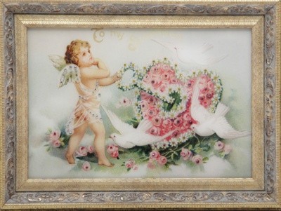 Картина Святой Валентин с кристаллами Swarovski (1326)