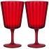 Набор бокалов из 2-х штук "lotus red" 400мл Lefard (887-431)