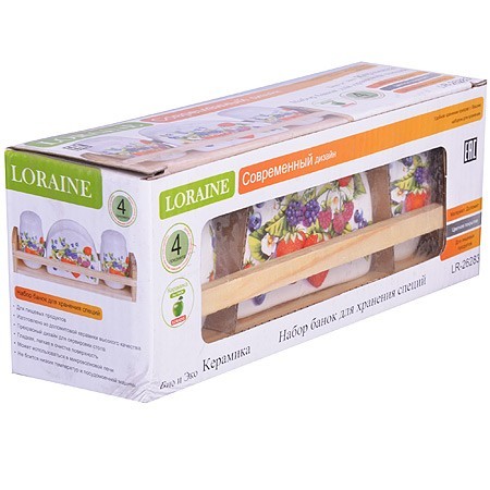 Набор для специй 4пр Серия Ягоды LR (26283) Набор для специй 4пр Серия Ягоды LR (26283)