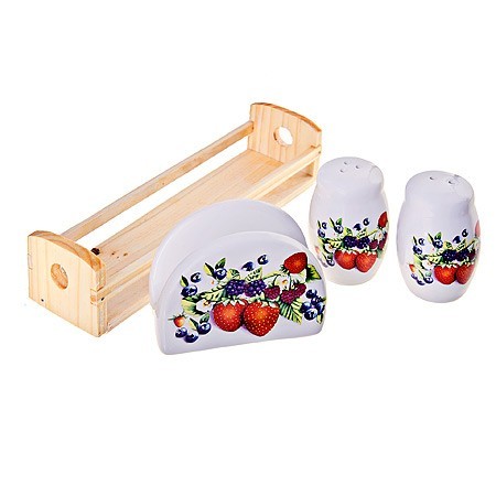 Набор для специй 4пр Серия Ягоды LR (26283) Набор для специй 4пр Серия Ягоды LR (26283)