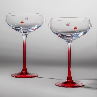 Набор креманок "fruity cherry" из 2 шт. 270 мл Lefard (685-101)