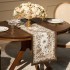 Дорожка "rich garden" 40х146см ,белый ,100% хлопок ,твил с пропиткой Lefard (850-754-3)