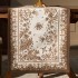 Дорожка "rich garden" 40х146см ,белый ,100% хлопок ,твил с пропиткой Lefard (850-754-3)