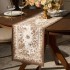 Дорожка "rich garden" 40х146см ,белый ,100% хлопок ,твил с пропиткой Lefard (850-754-3)