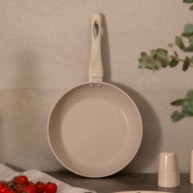 Сковорода agness с антипригарным покрытием "latte", 22х4,5см Agness (932-501)