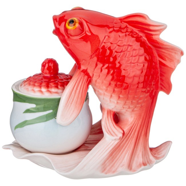 Икорница lefard "золотая рыбка" 100 мл 14,5*9*14 см Lefard (58-1051)