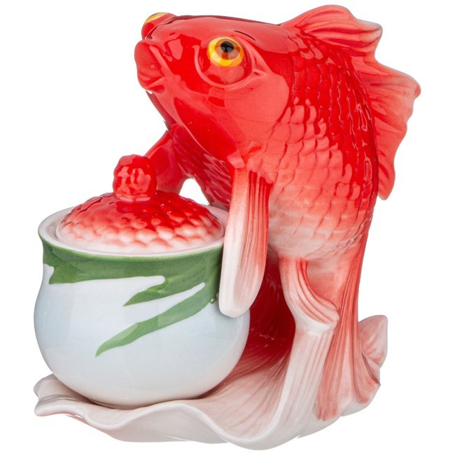 Икорница lefard "золотая рыбка" 100 мл 14,5*9*14 см Lefard (58-1051)