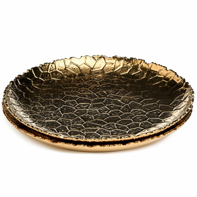 Набор тарелок обеденных lefard "charm" 2 шт. 26*2,5 см (золото) Lefard (779-353)