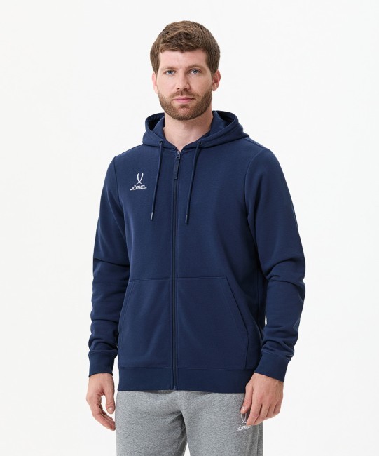 Худи на молнии JOGEL ESSENTIAL Cotton Zip Hoodie, темно-синий (2115310) Худи на молнии JOGEL ESSENTIAL Cotton Zip Hoodie, темно-синий (2115310)