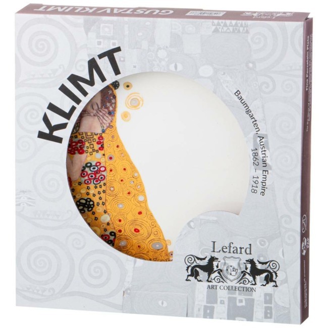 Тарелка обеденная lefard "поцелуй" (г. климт) 25,5 см, кремовая Lefard (104-673)