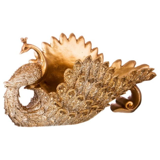 Подставка под бутылку "павлин" 34,5*14*18 см. серия "махараджи" Lefard (146-1386)