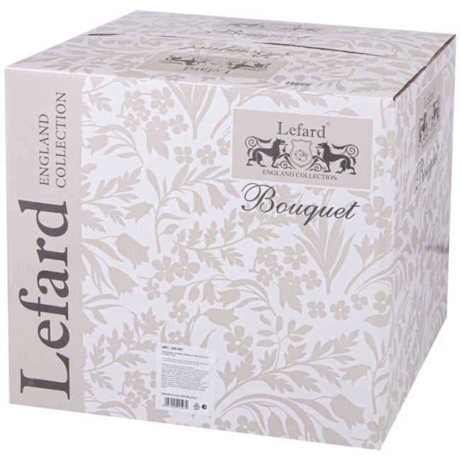 Чайный сервиз lefard "bouquet" на 6 пер. 14 пр. 900/400/280 мл Lefard (590-593) Чайный сервиз lefard "bouquet" на 6 пер. 14 пр. 900/400/280 мл Lefard (590-593)