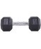Гантель гексагональная Starfit DB-301 9 кг, обрезиненная, черный (1484596)