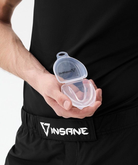 Капа 1-челюстная INSANE LION, ЭВА, прозрачный, с футляром, взрослый (2115180)