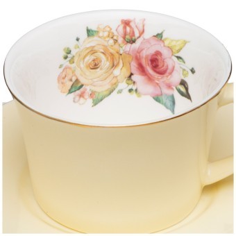 Кофейный набор lefard "времена года" на 2 пер. 4 пр. 180 мл голубой-желтый Lefard (760-682)