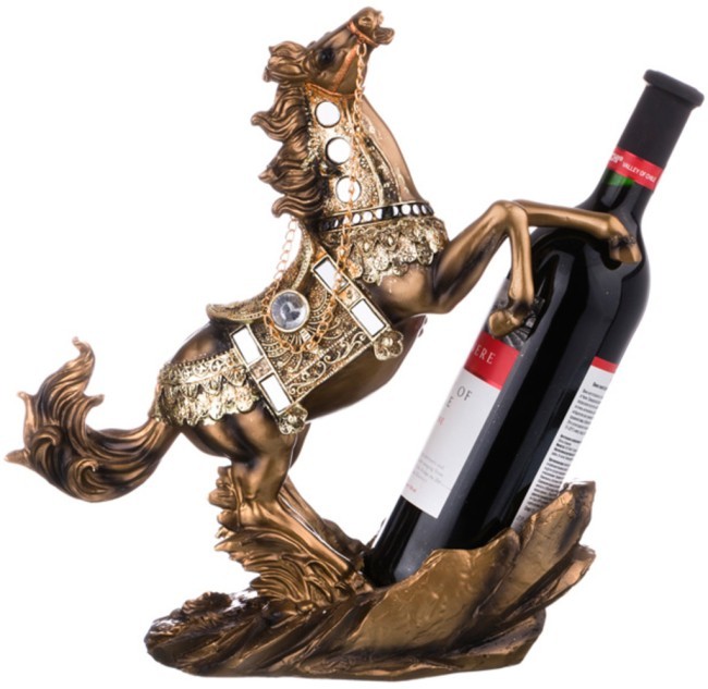 Подставка под бутылку "лошадь" 36*12 см. высота=35 см. Lefard (146-757) Подставка под бутылку "лошадь" 36*12 см. высота=35 см. Lefard (146-757)