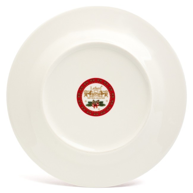 Тарелка закусочная lefard "елка" 19 см красная Lefard (85-1879-1)
