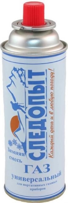 Баллон газовый зимний Следопыт 220 г PF-FG-220W (51811)