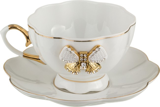 Чайная пара lefard "venezia" 240 мл Lefard (55-2518) Чайная пара lefard "venezia" 240 мл Lefard (55-2518)