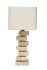 185HM-03535 Лампа настольная плафон цвет бежевый Н.78см (TT-00016368)