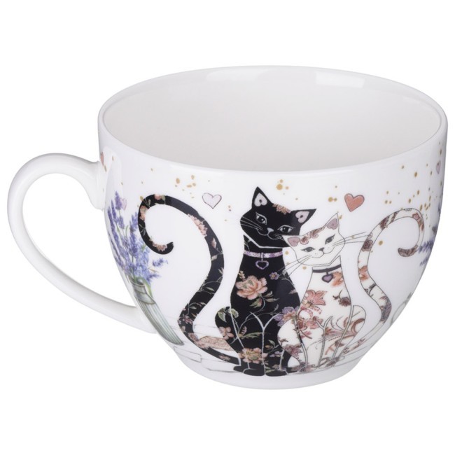 Чайная пара lefard "лавандовые коты" 275 мл Lefard (425-171) Чайная пара lefard "лавандовые коты" 275 мл Lefard (425-171)