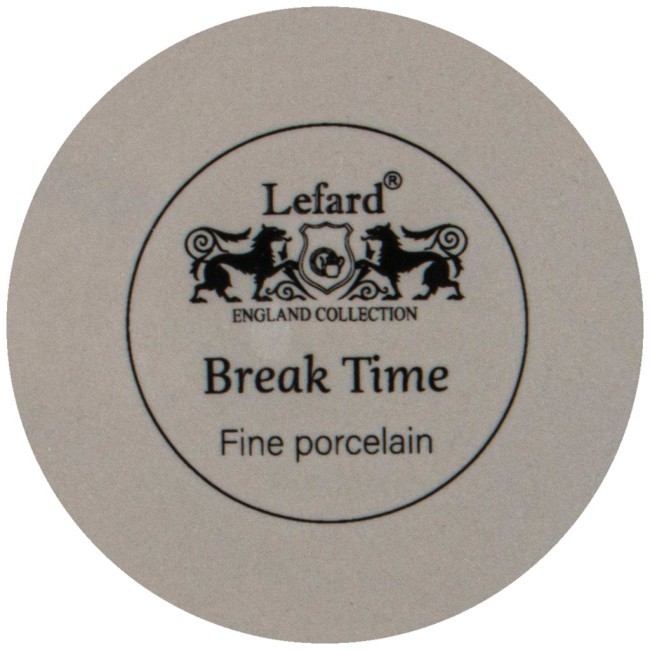 Кружка lefard "break time" 300 мл светло-серая Lefard (86-2510)