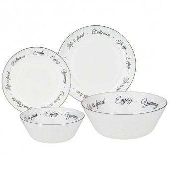 Набор столовый agness bon appetit 19пр: 24см/21,5см/15см/19см Agness (598-071) Набор столовый agness bon appetit 19пр: 24см/21,5см/15см/19см Agness (598-071)
