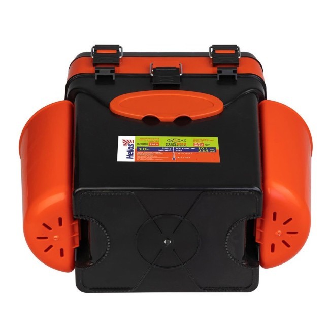 Ящик для зимней рыбалки Helios FishBox двухсекционный 10л оранжевый (70113)