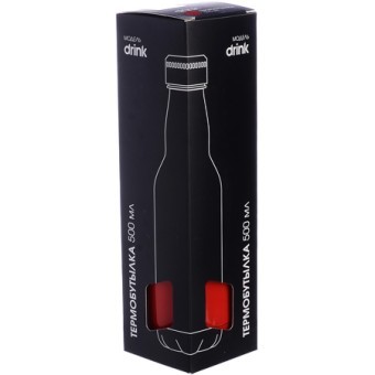 Термобутылка 500мл. Drink, красная (77020-4)