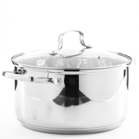 Кастрюля с крышкой 6,1 л нерж/сталь "Swisgold" (х6) " (18078-1) Кастрюля с крышкой 6,1 л нерж/сталь "Swisgold" (х6) " (18078-1)
