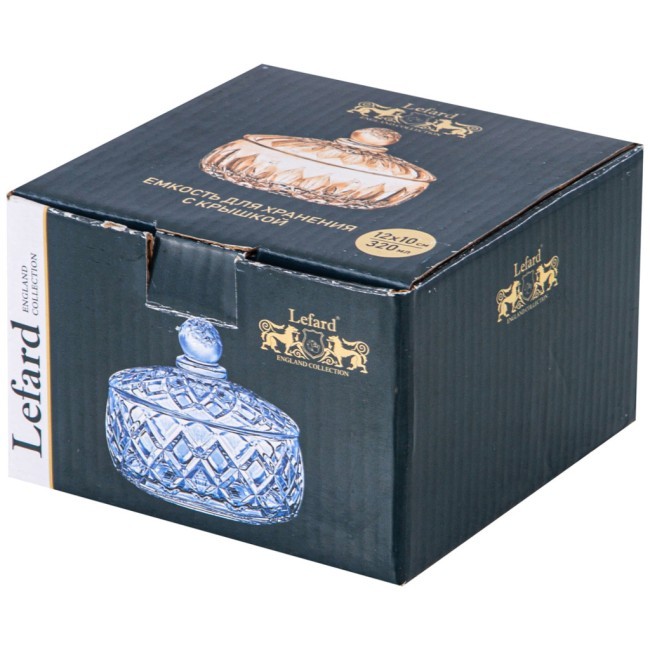 Емкость для хранения lefard с крышкой "diamant" 12*10см , 320 мл Lefard (691-072)