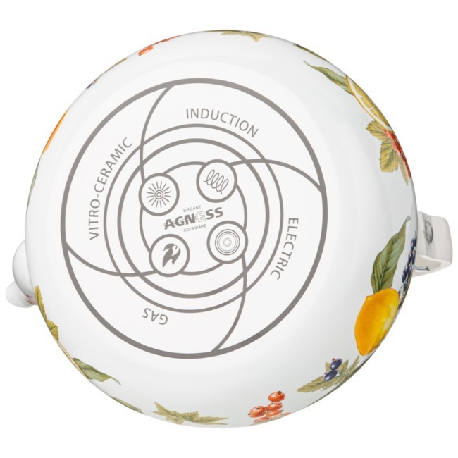 Чайник agness  эмалированный серия "фруктовая корзина", 1,3 л Agness (934-585)