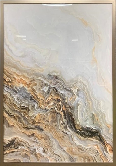 Постер "Серый мрамор-1" 70*100см, багет (TT-00007564)