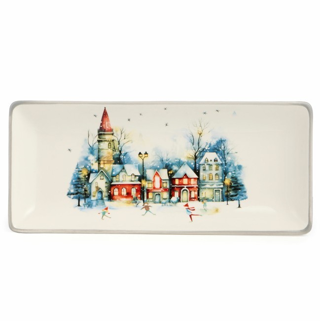 Блюдо сервировочное agness "с новым годом!" 28*12*3 см Agness (358-2339) Блюдо сервировочное agness "с новым годом!" 28*12*3 см Agness (358-2339)