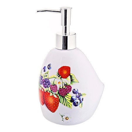 Дозатор для мыла 450мл Ягоды LR (26282)