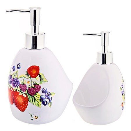 Дозатор для мыла 450мл Ягоды LR (26282)