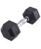 Гантель гексагональная Starfit DB-301 7 кг, обрезиненная, черный (1484594)