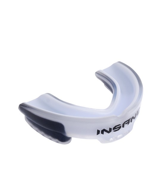 Капа 1-челюстная INSANE LYNX, ЭВА, белый/черный, детский (2101034)