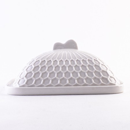 Масленка с крышкой 18х3х8 фарфор LR (60030)