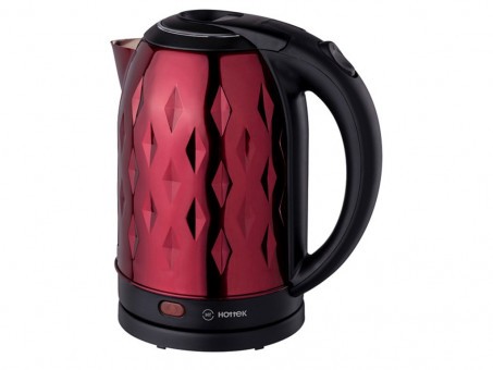 Чайник из нержавеющей стали hottek ht-971-003 2200 вт, 2л, цвет красный (кор=12шт.) HOTTEK (971-003) Чайник из нержавеющей стали hottek ht-971-003 2200 вт, 2л, цвет красный (кор=12шт.) HOTTEK (971-003)