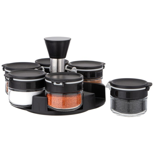 Набор емкостей для специй 6шт 85мл на подставке agness Agness (671-101)