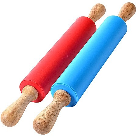 Скалка силикон дер.ручки 43,5х5,2 см.MB (30501)