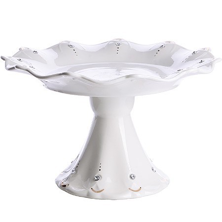 Ваза для фруктов 22,5х22,5х11см фарфорLR(х12 (60021)