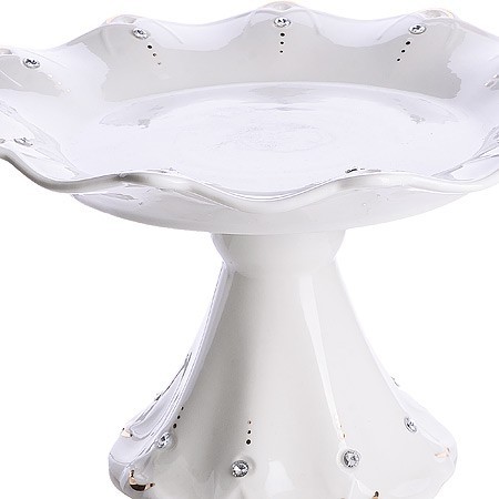 Ваза для фруктов 22,5х22,5х11см фарфорLR(х12 (60021)