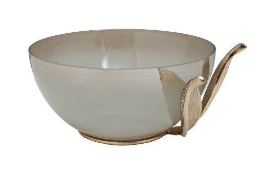 Чаша декорат."Flora" стекло, мет.зол. 34,5*30*16,5 см (TT-00011225) Чаша декорат."Flora" стекло, мет.зол. 34,5*30*16,5 см (TT-00011225)