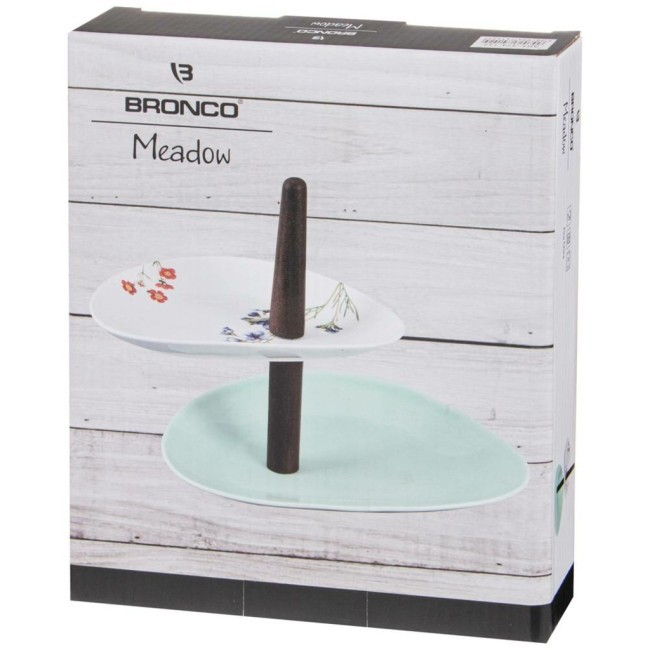 Ваза двухъярусная  bronco "meadow" 20 см / 24 см Bronco (474-142)