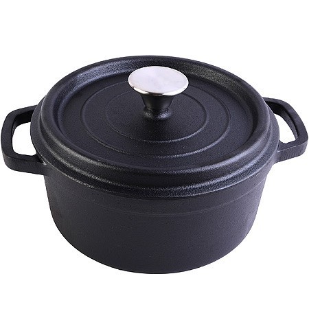 Кастрюля 3,6 л с крышкой 24 см чугун Mayer&Boch (31158)