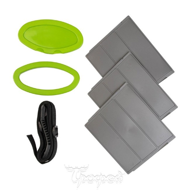 Ящик для зимней рыбалки Helios FishBox односекционный 10л зеленый (70114)