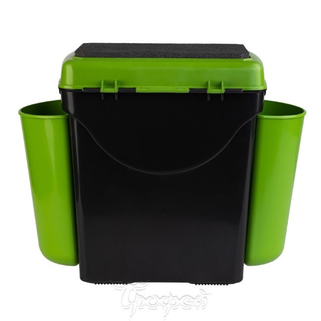 Ящик для зимней рыбалки Helios FishBox односекционный 10л зеленый (70114)